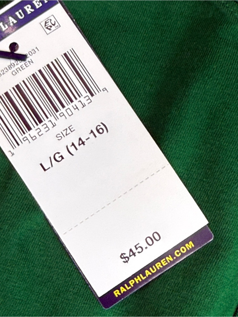 polo ralph lauren Boys Polo Bear Jersey Cotton Tee Sz L (14 - 16) short Sleeve - Picture 6 of 13